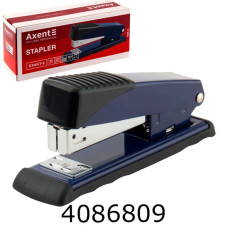 Степлер №24/6 AXENT Exakt-2 метал. 25 арк. синій (12) 4926-02-A