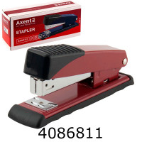 Степлер №24/6 AXENT Exakt-2 метал. 25 арк. червоний (12) 4926-06-A