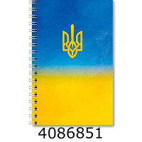 Блокнот на спір. збоку А6 48 арк. карт. обкл. кл. 