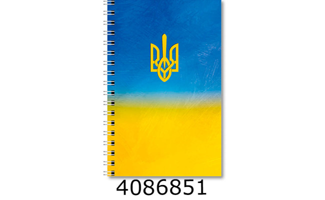 Блокнот на спір. збоку А6 48 арк. карт. обкл. кл. 