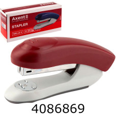 Степлер  №24/6 AXENT Welle-2 пласт.20 арк. червоний (12) 4820-06-A