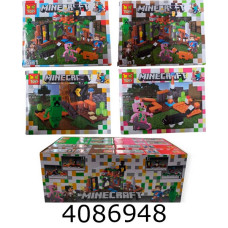 Конструктор Minecraft 95-97 дет. мікс 4 в коробці (8) GT-141