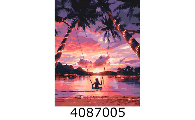 Картина по номерам 40*50см Райська насолода Brushme BS29710
