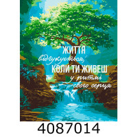 Картина по номерам 40*50см патріот. 