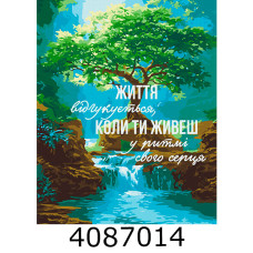 Картина по номерам 40*50см патріот. 