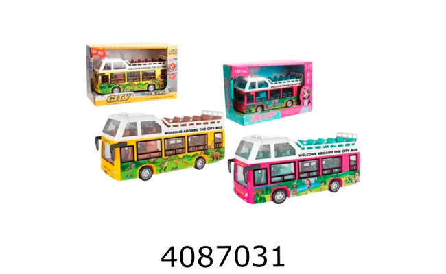 Автобус інерц. в коробці 2 види 22*14*9см (24) 661-06H-053D