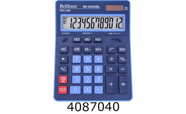Калькулятор Brilliant BS-444XDBL 12 розрядів 8853446