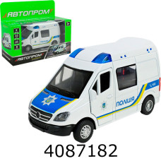 Машинка Поліція муз.світ 17*14*6см Автопром (54/108) AP7542