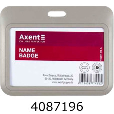 Бейдж горизонт. Axent zip lock прозорий 4528(88х54мм) (10/100) 4528-A Бейдж горизонт. Axent zip lock прозорий 4528(88х54мм) (10/100) 4528-A