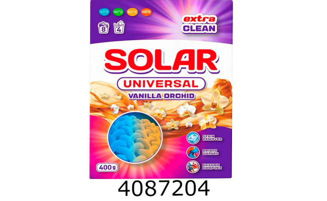 Пральний порошок безфосф. Universal Vanilla Orchid 400 г SOLAR