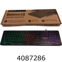 Клавіатура Defender Balance LQ, Rainbow RGB-підсвічування, низький хід клавіш 450790