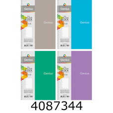 Блокнот на спір. збоку В5 80 арк. кл. Школярик 70г/м2 пластик Genius (4) B5-080-6802K Блокнот на спір. збоку В5 80 арк. кл. Школярик 70г/м2 пластик Genius (4) B5-080-6802K