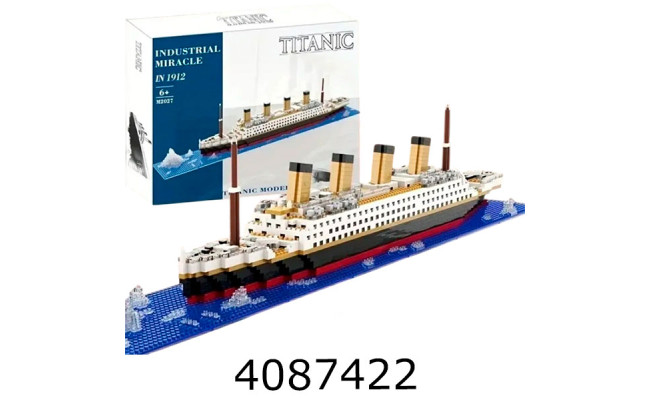 Конструктор в коробці Тітанік 1878 дет (18) M2027