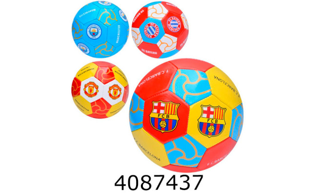 Мяч футб. прес-кожа №5 PVC 4 види 260-280гр (30) EN 3312