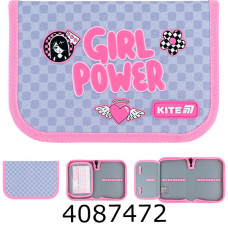 Пенал 1 відд. + 1 відв. Kite 621 Girl's Power (12) K26-621-5