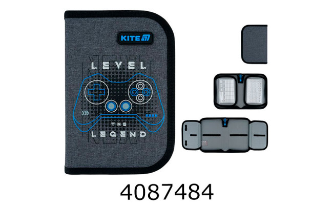 Пенал 1 відд. + 2 відв. Kite 622 Level UP (12) K26-622-6