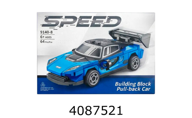 Конструктор машина Supercar 64дет. в коробці 15*15*11см (144) 9140-8