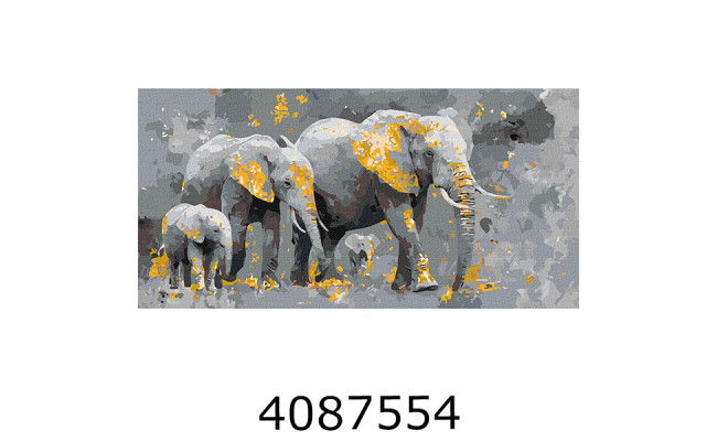 Картина по номерам 40*80см 