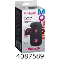 Мишка комп. Defender Touch MM-997 RGB(1600dpi) чорна 