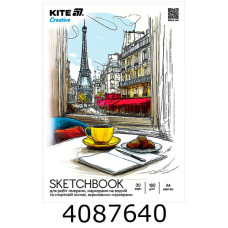 Скетч-бук для маркерів А4 30арк. Kite Creative K-1281