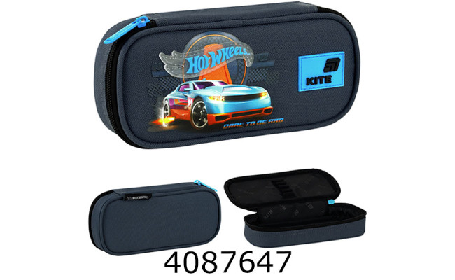 Пенал-косметичка Kite 662 Hot Wheels (12) HW26-662