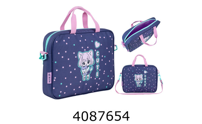 Сумка Kite текстильна A4 1 відд. Be Friends K26-589-1