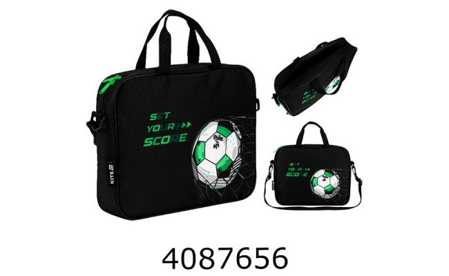 Сумка Kite текстильна A4 1 відд. Football K26-589-2