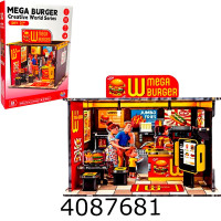 Конструктор румбокс Mega Burger 52 дет. 21*14*4см P9-17