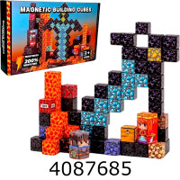 Конструктор магнітний Minecraft 100 дет в коробці 605-1