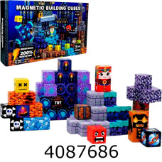 Конструктор магнітний Minecraft 100 дет в коробці 608-1