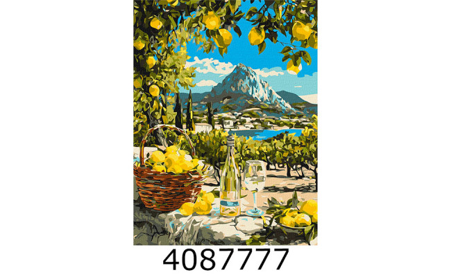 Картина по номерам 30*40см пейзаж 