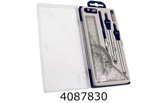 Готовальня 9 предм. футляр (408B) (10) 757228В