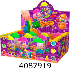Кінетичний пісок 400г в яйці + сюрприз Danko toys (12) KS-06-01