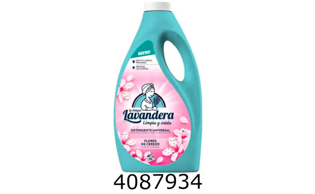 Гель для прання  Квіти 2.5л  50 циклів Lavandera