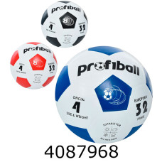 Мяч футб. гумовий №4 360гр 3 кольори (30) VA 0018-1