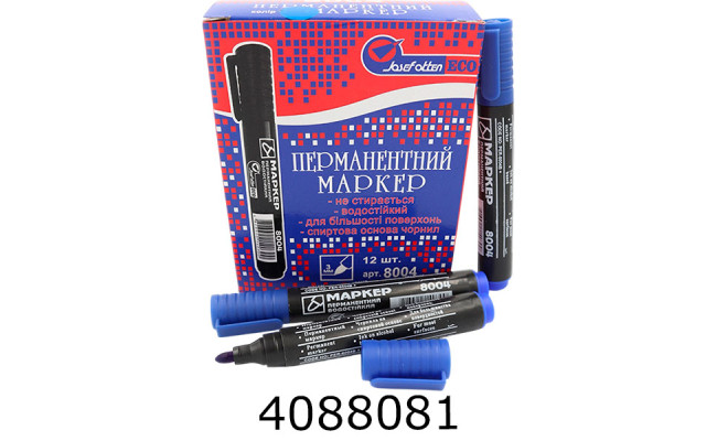 Маркер перм. 8004 синій (12/960) CL-8004 н/з