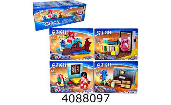 Конструктор Stitch 74-87дет 4 види (8) 2102