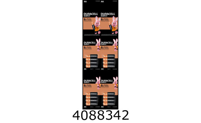 Батарейка Duracell Base LR6/16 блістер ціна за 16шт. (6) AA