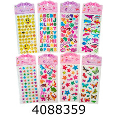 Наклейки 9*23см мікс (20/3000) DFH