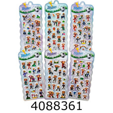 Наклейки 10*21см мікс (12/3000) YSCV
