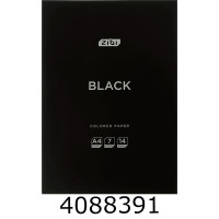 Папір кольоровий А4 14 арк. 7 кол. 45 г/м2 ZiBi BLACK(40) ZB.1901-01 Папір кольоровий А4 14 арк. 7 кол. 45 г/м2 ZiBi BLACK(40) ZB.1901-01