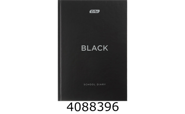 Щоденник шк. тв. обкл. ZiBi BLACK B5 40 арк матова ламін.(10) ZB.13760-01