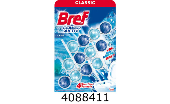 Туалетний блок Bref Power Aktiv 3*50 мл Океан (9)