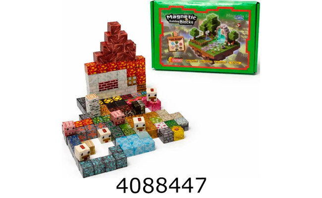 Конструктор магнітний Minecraft 120дет в коробці (12) 5804