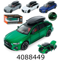 Машинка метал. Audi RS 6 Avant гум.колеса відкрив. двері на батар. 25*11*13см Автосвіт (12) AP-2026