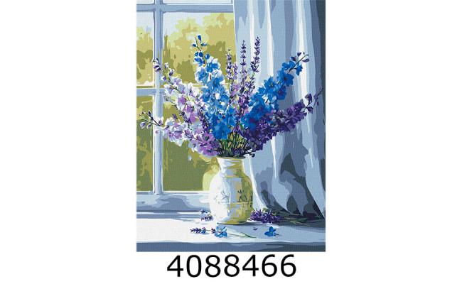 Картина по номерам 30*40см квіти 
