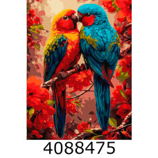 Картина по номерам 30*40см тварини 