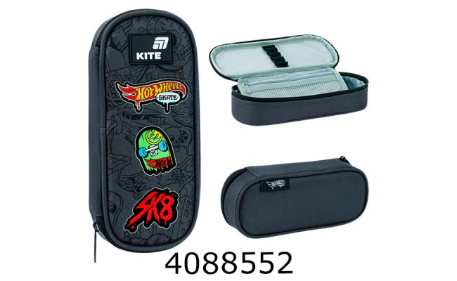 Пенал-косметичка Kite 599 Hot Wheels (12) HW26-599
