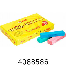 Крейда кольорова 12 шт. квадр. Tiki (90) 51522-TK У