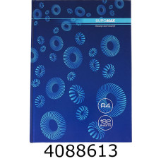Канц. книга 192 арк. тв. лам. обкл. кл. офсет. Buromax 